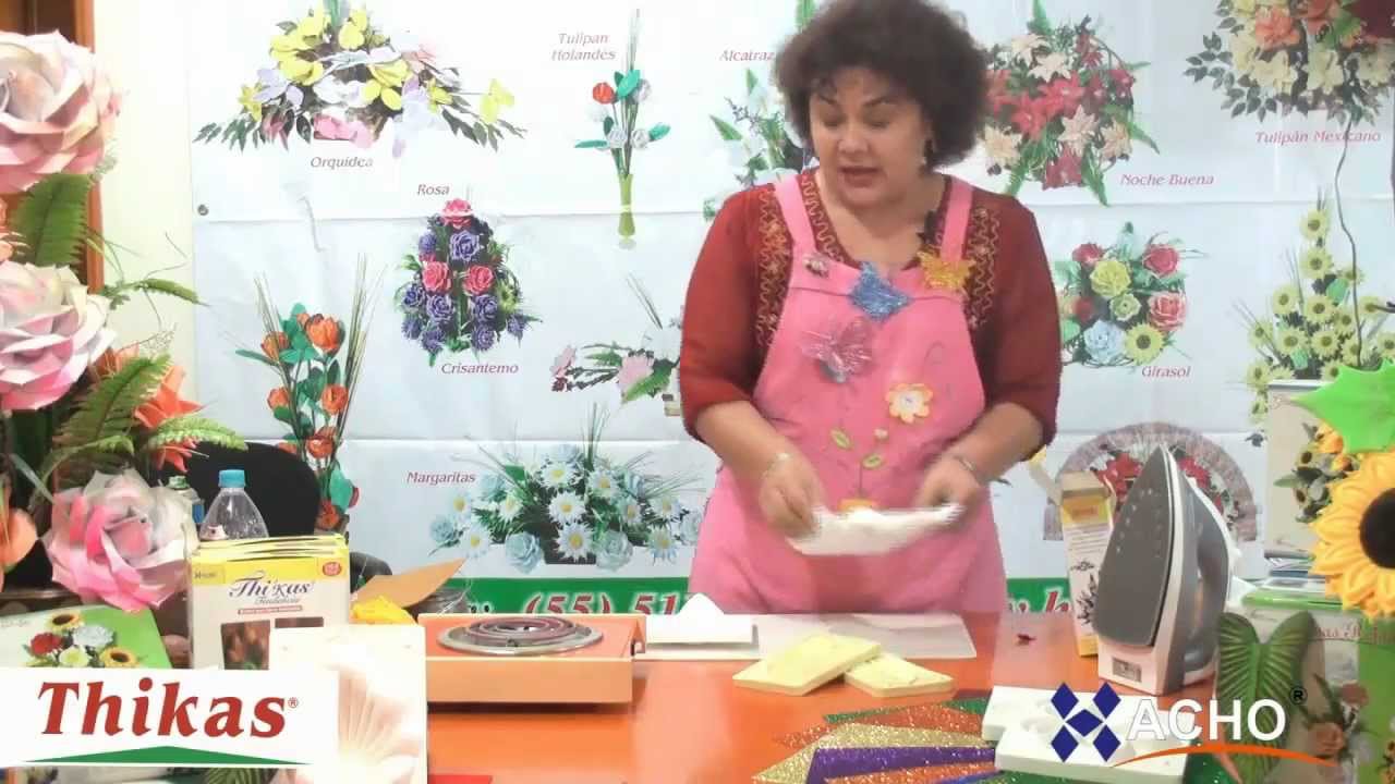 Moldes de Flores Alcatraz para hacer Arreglos Florales en Fomi, Goma EVA HD