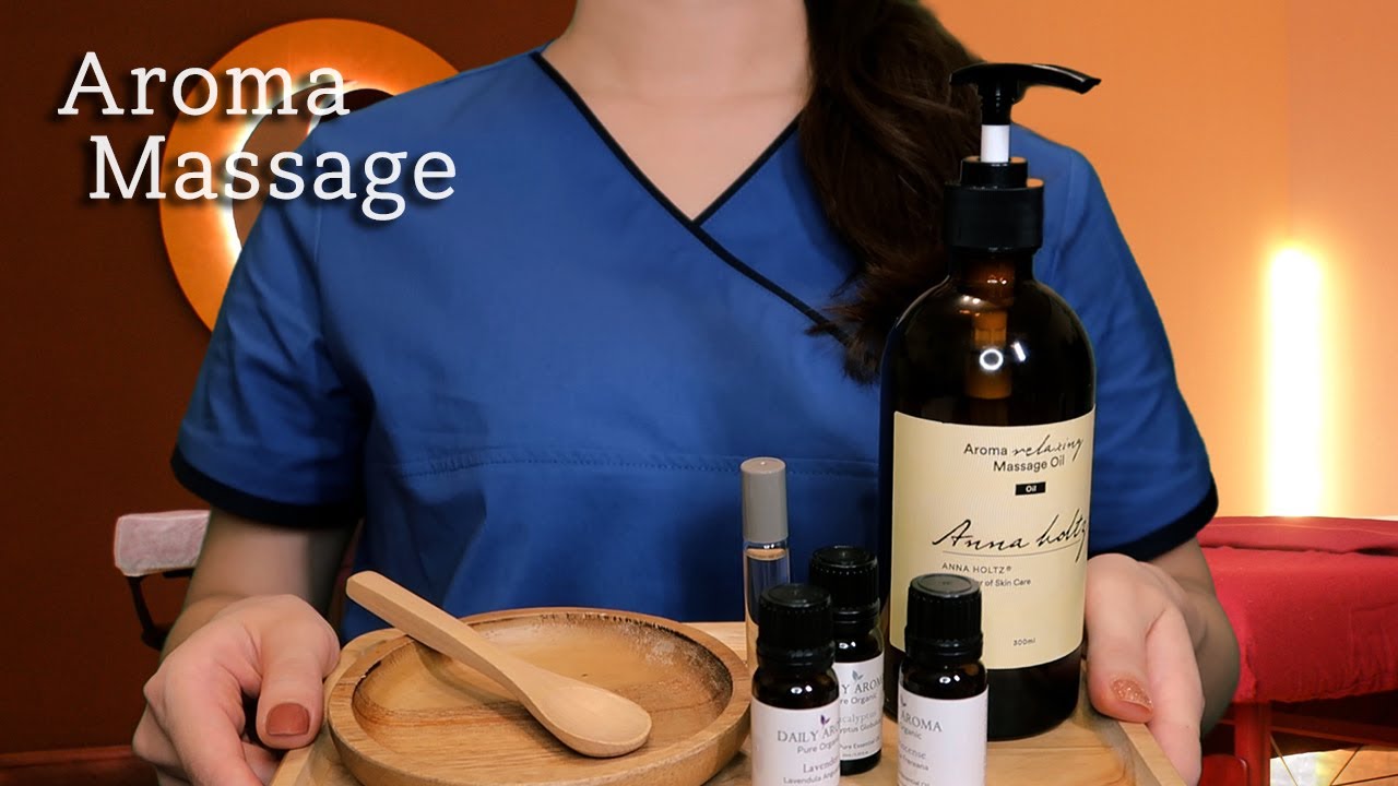 Ароматерапевтический массаж тела ASMR / SUB🧖‍🙌 (повторная загрузка)