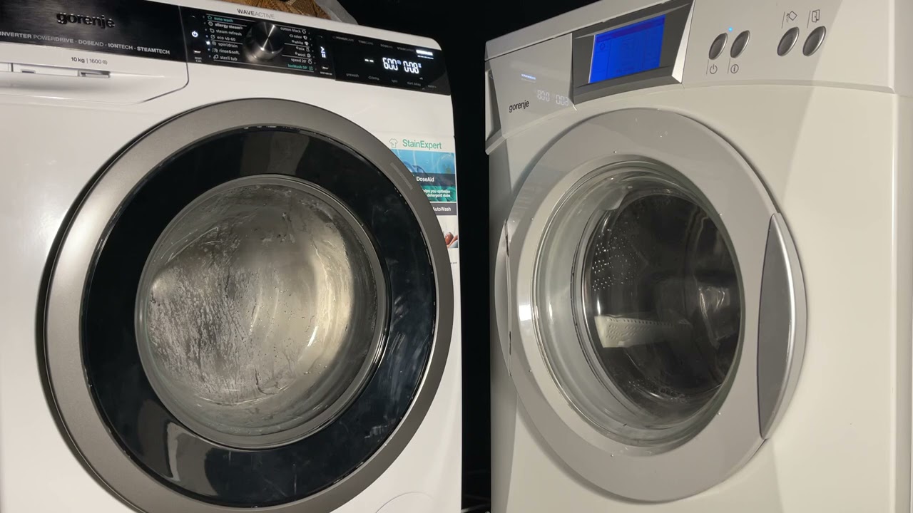 Gorenje WaveActive WS168LNST VS Gorenje UseLogic WA65205 - Spin Race #6 (600rpm)