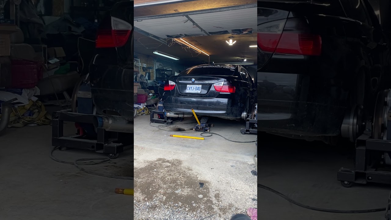 Turbo n52 running low compression pistons engine break in hub dyno