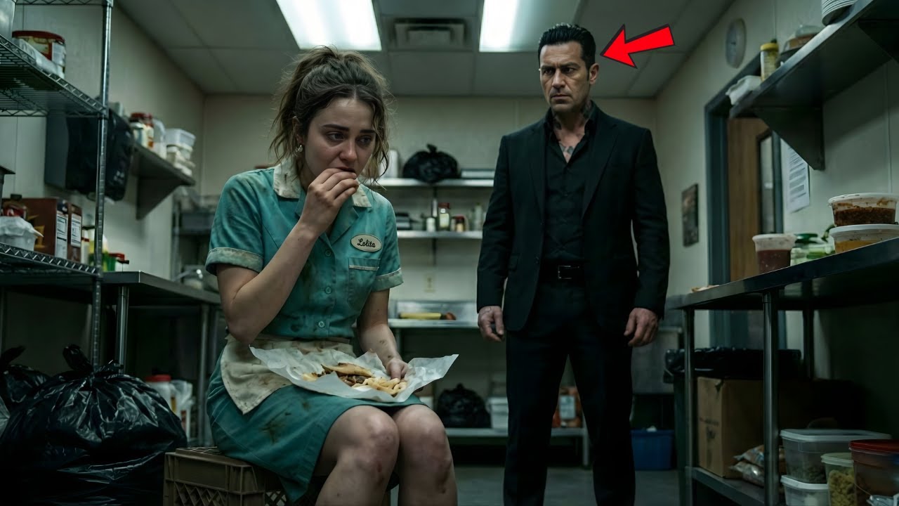 Mafia Boss Finds Waitress Hiding to Eat Leftovers  What He Did Next Shocked The Restaurant