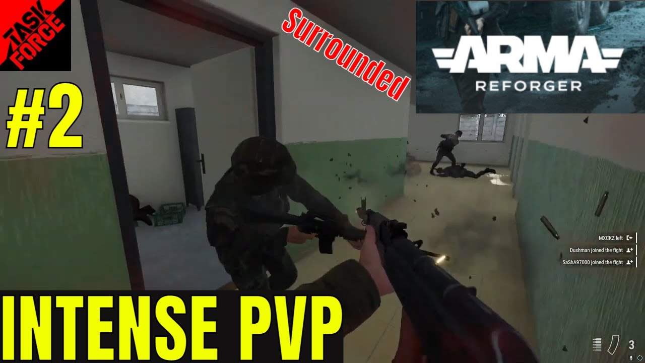 ARMA REFORGER #2 - INTENSE CLOSE QUARTERS PVP On Conflict (Surrounded, Outgunned & Loving it)