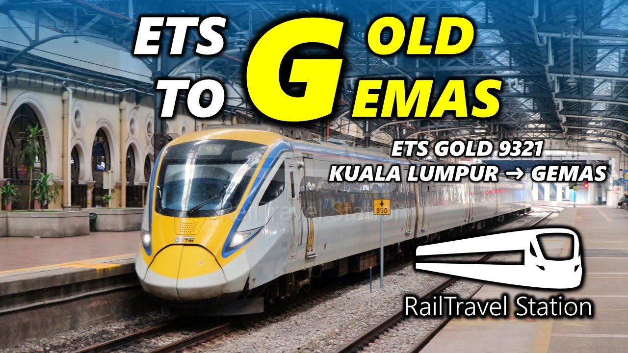 MY LAST ETS TRANSIT AT GEMAS... 🇲🇾🚆 KTM ETS Gold 9321dn Kuala Lumpur → Gemas