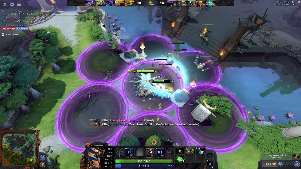 DOTA 2 Nyx Assassin Support : Best Roaming Hero