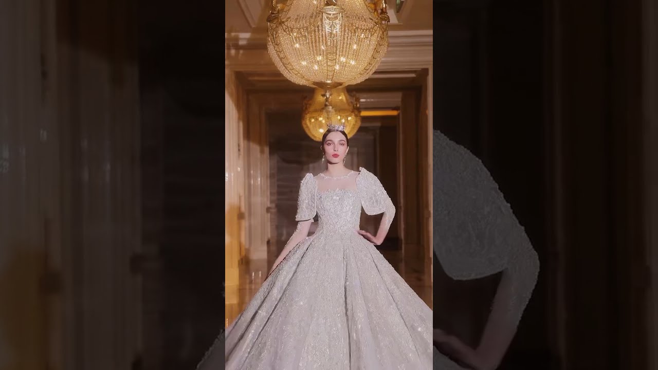 Amanda Novias Luxury wedding dress bling bling amazing wedding dress collection 2021