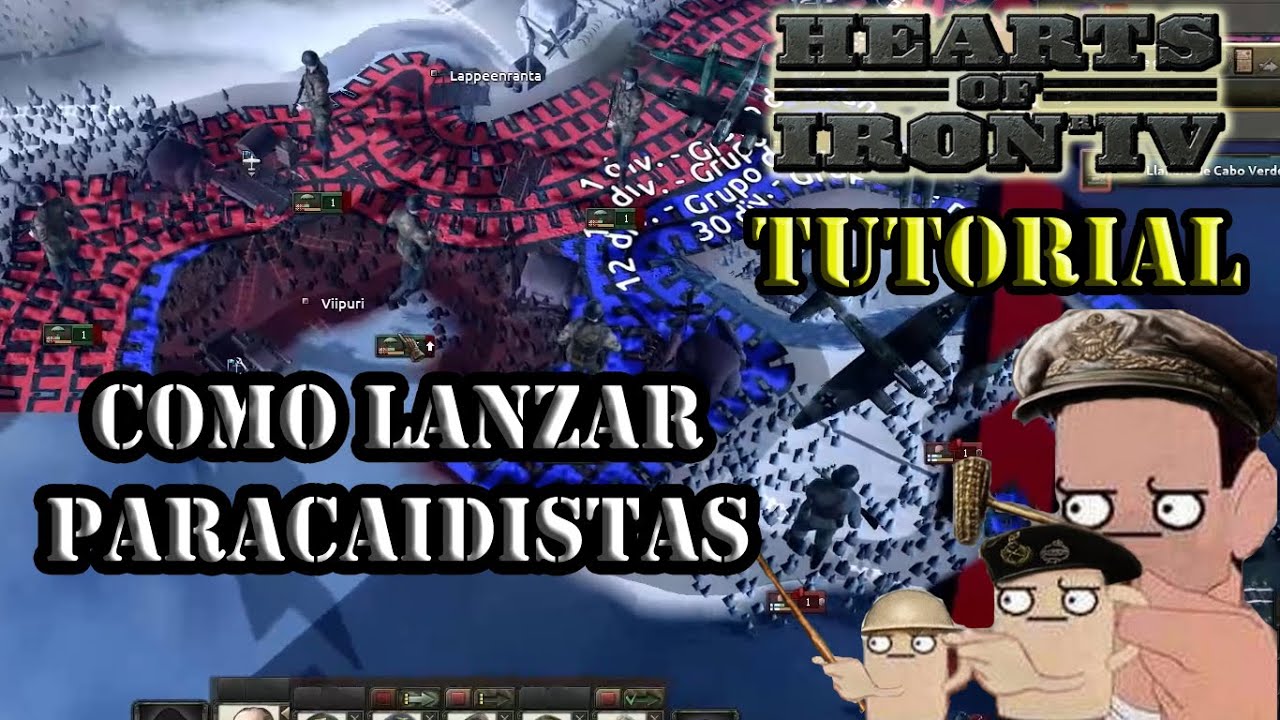 VIDEOTUTORIAL 2023 - HEARTS OF IRON IV - COMO LANZAR PARACAIDISTAS