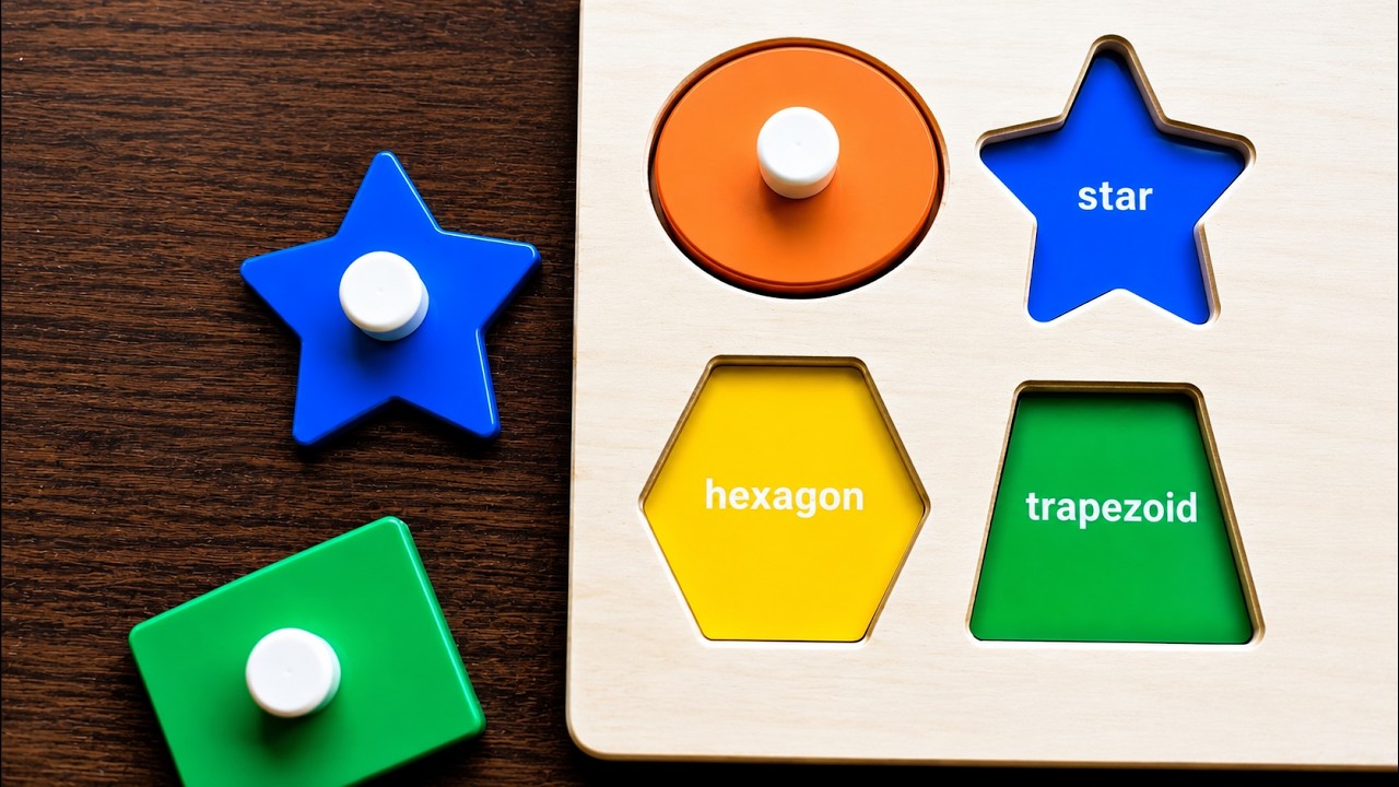 Shapes and Colors for Toddlers | Counting Puzzle Game