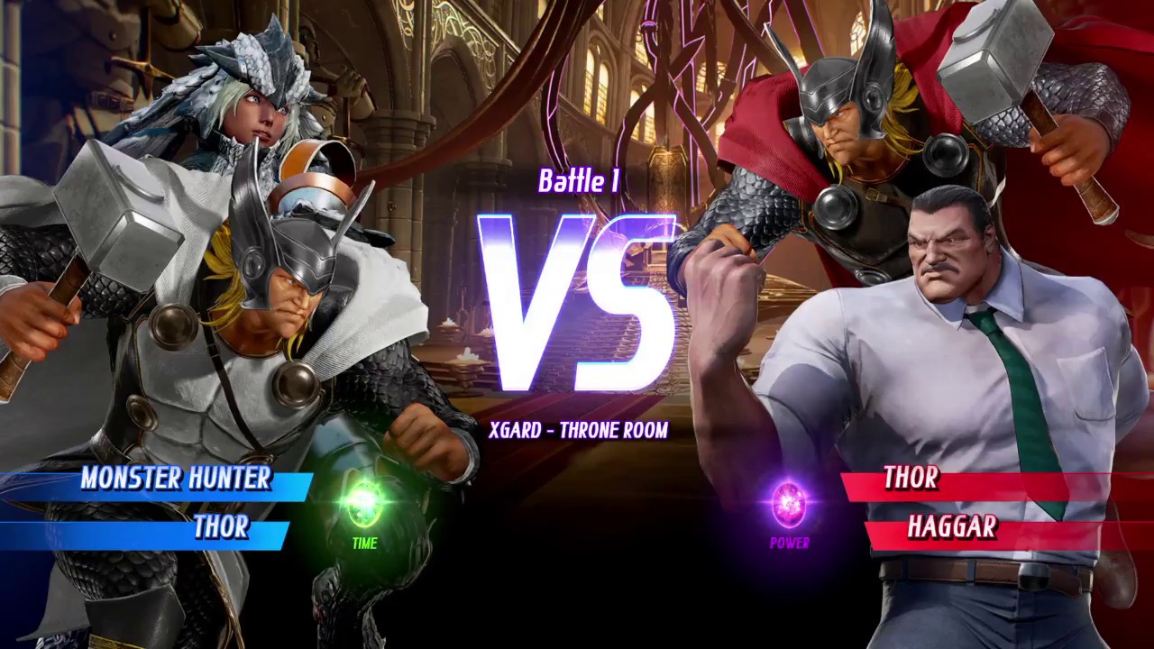 Requested MARVEL VS. CAPCOM: INFINITE: Monster Hunter and Thor Arcade Gameplay