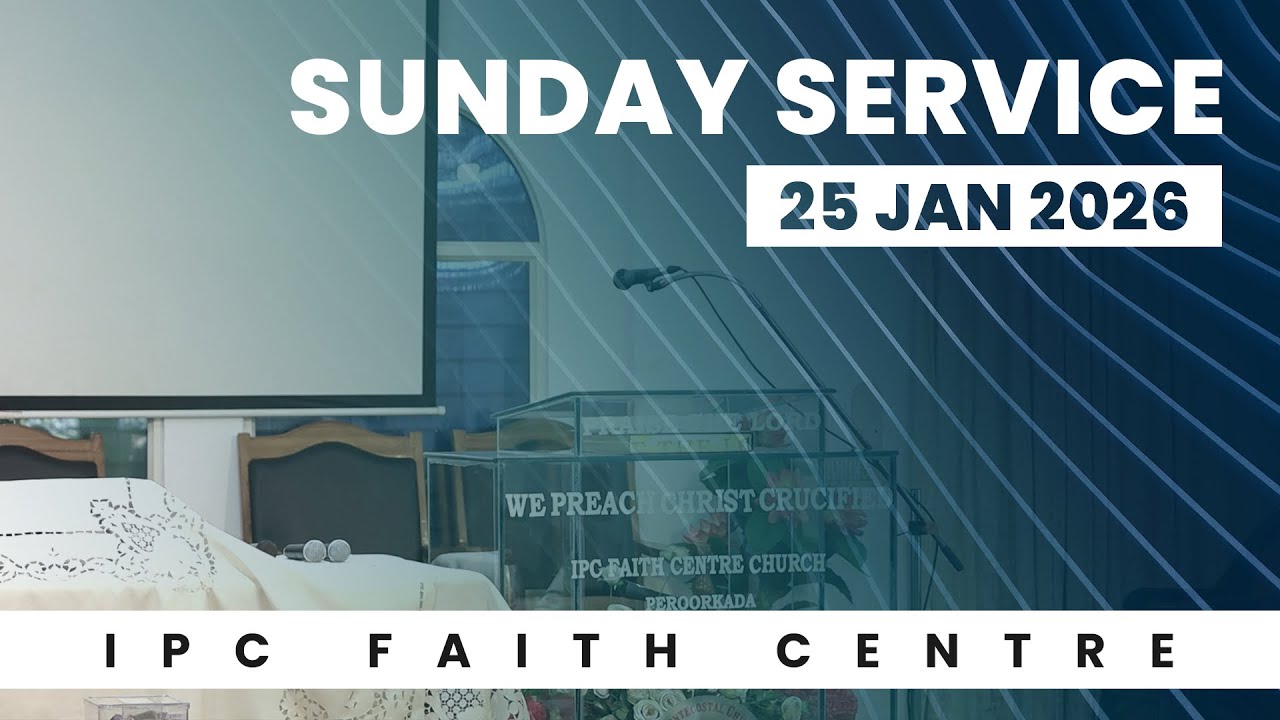 Sunday Live Service |  January 25 2026