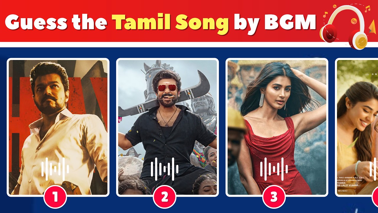 Guess the Tamil Song by Its BGM | Part 5 | Tamil Song Challenge | Guess the Tamil Songs | Tamil Quiz