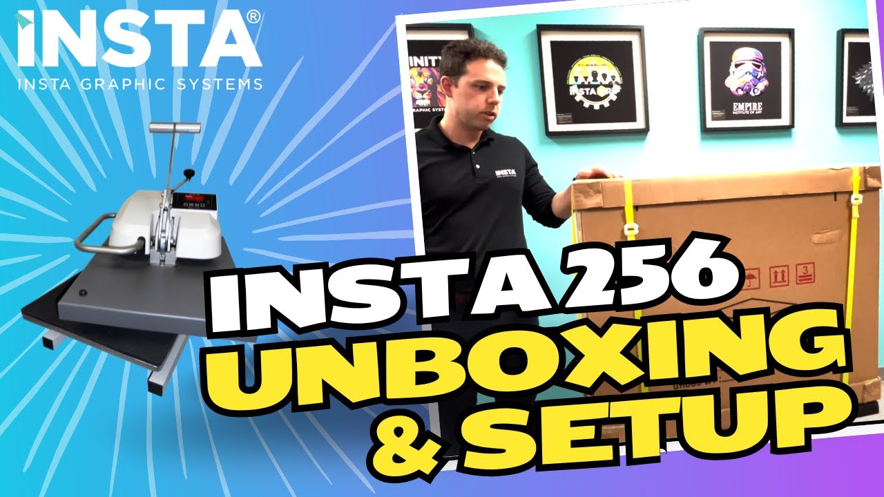 Insta 256 Heat Press Unboxing & Setup