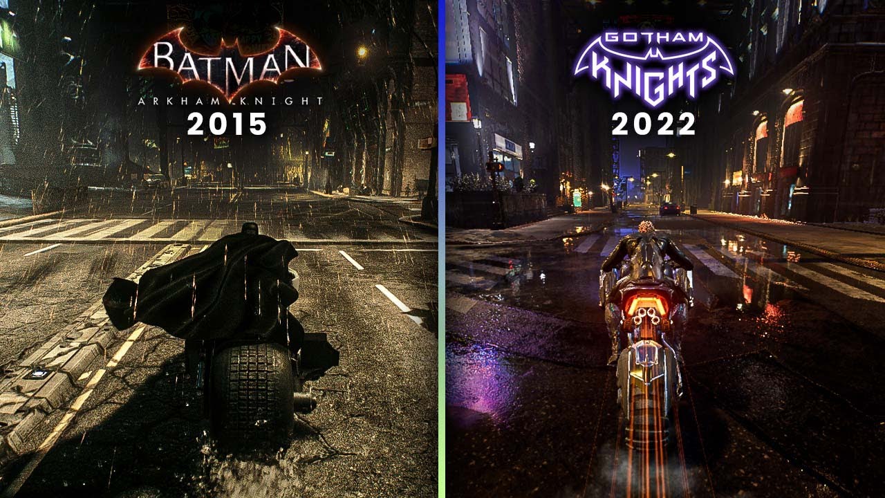 Batman Arkham Knight VS Gotham Knights Bikes | Bat Pod Mod