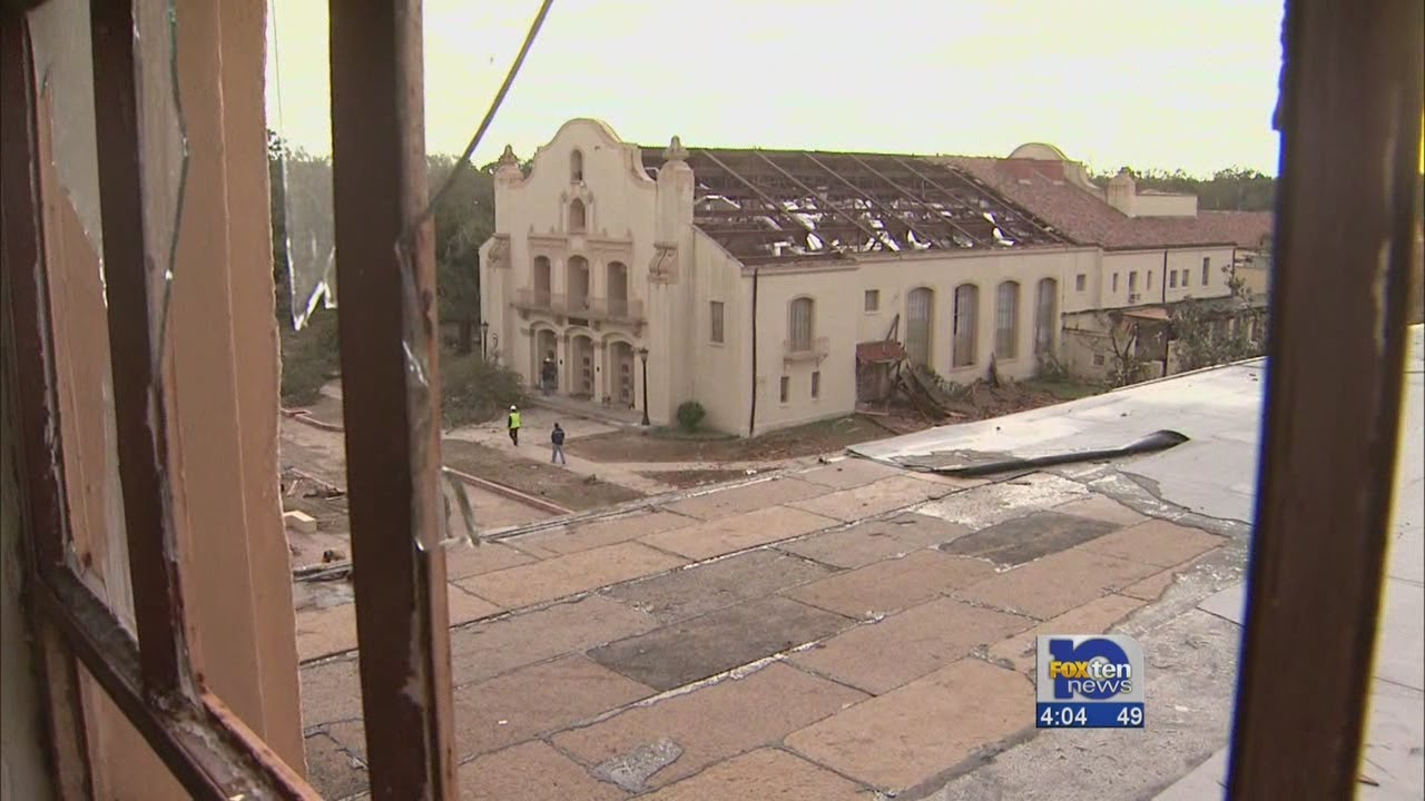 Historic high school damaged by tornado