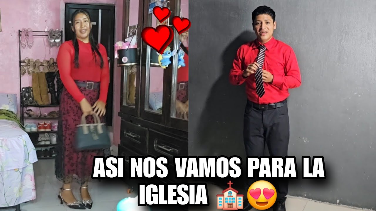 😍David Y Eliza Muestran Como Se Van Para La Iglesia Juntos ⛪️😱