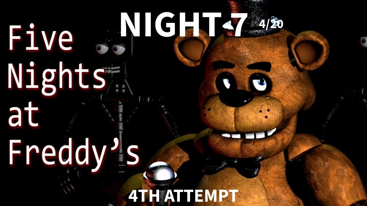 Beating 4/20 mode FNAF 1 (for the first time)