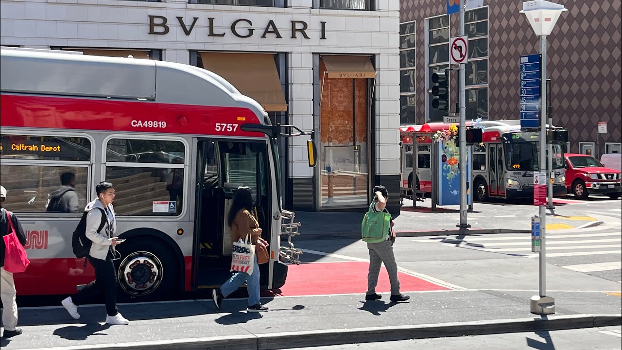 ⁴ᴷ Transit Vlog EP04 | Riding SF MUNI to Tourist Attractions (1) | July 11th, 2023