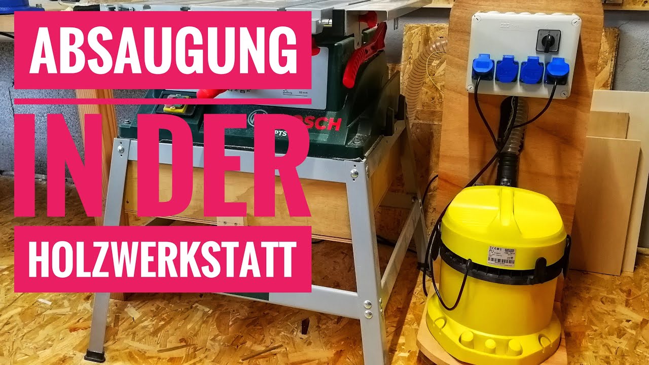 Absauganlage für die Holzwerkstatt