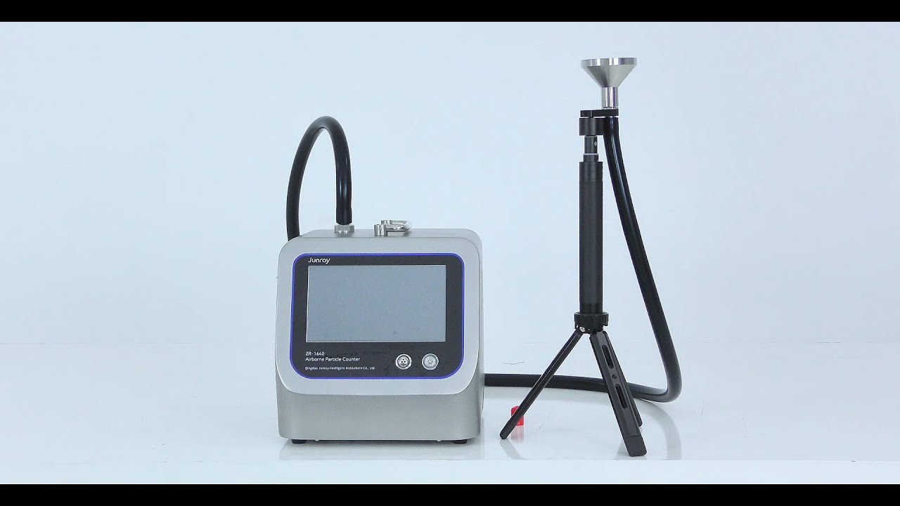 ZR-1630/1640 Airborne Particle Counter Operation Video