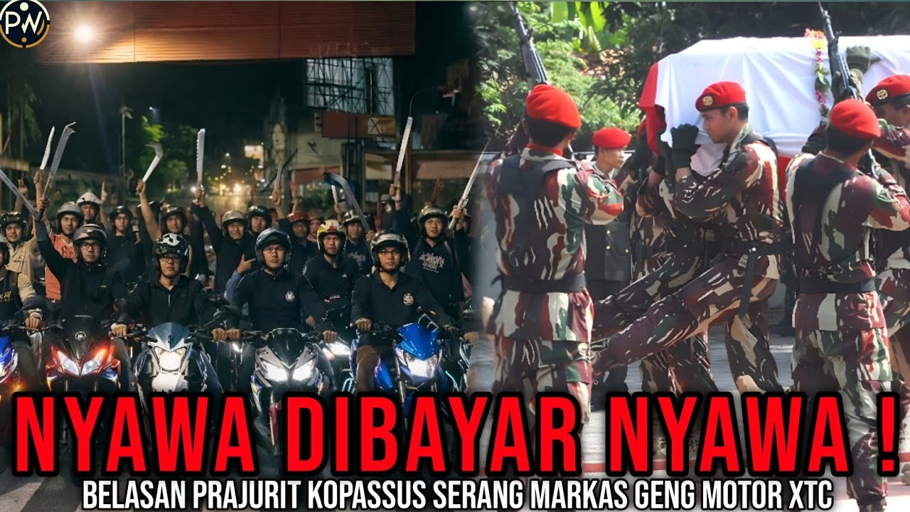 Rekannya Dikeroyok Hingga Gugur 12 Prajurit Kopassus Serang Markas Geng Motor XTC