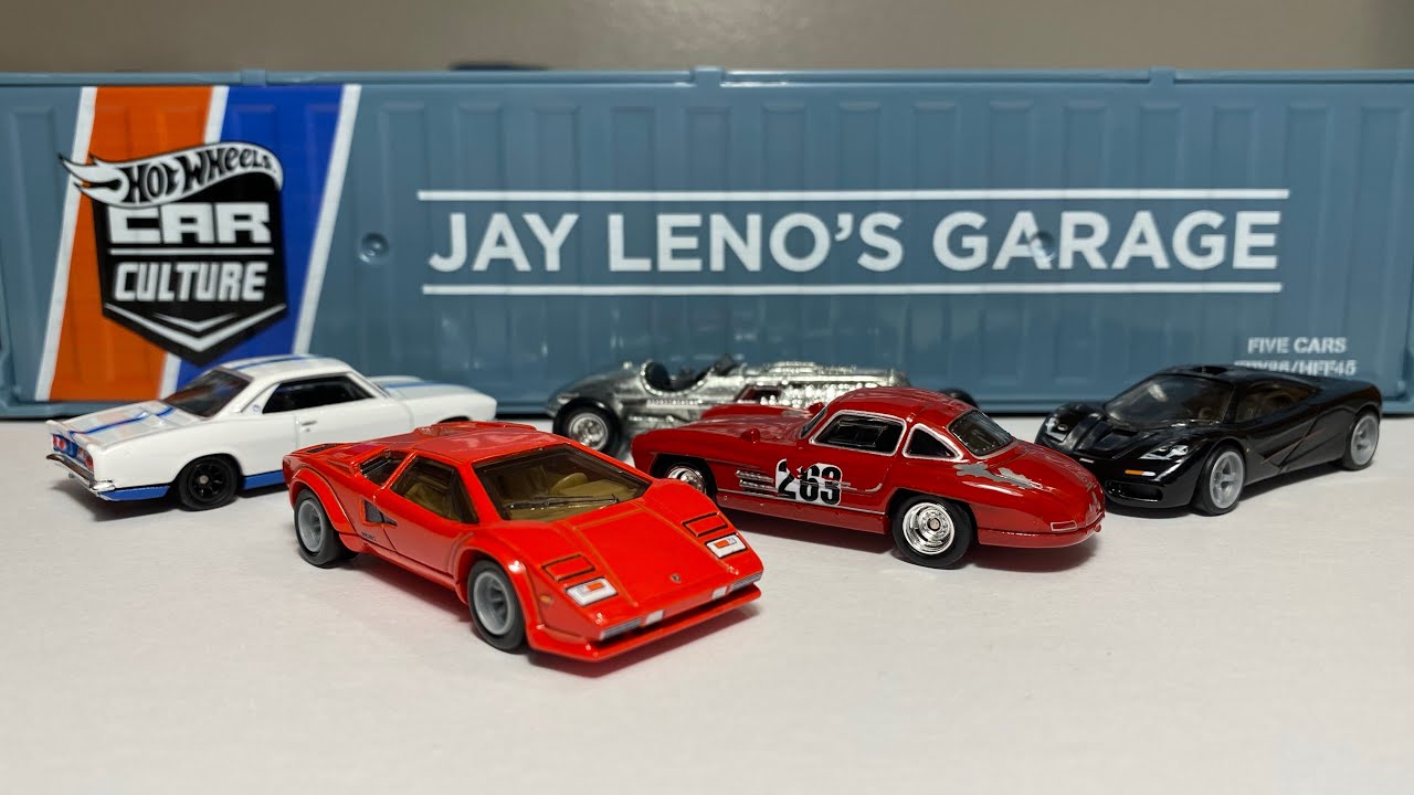 HotWheels Premium Jay Leno’s Garage Container Set Review