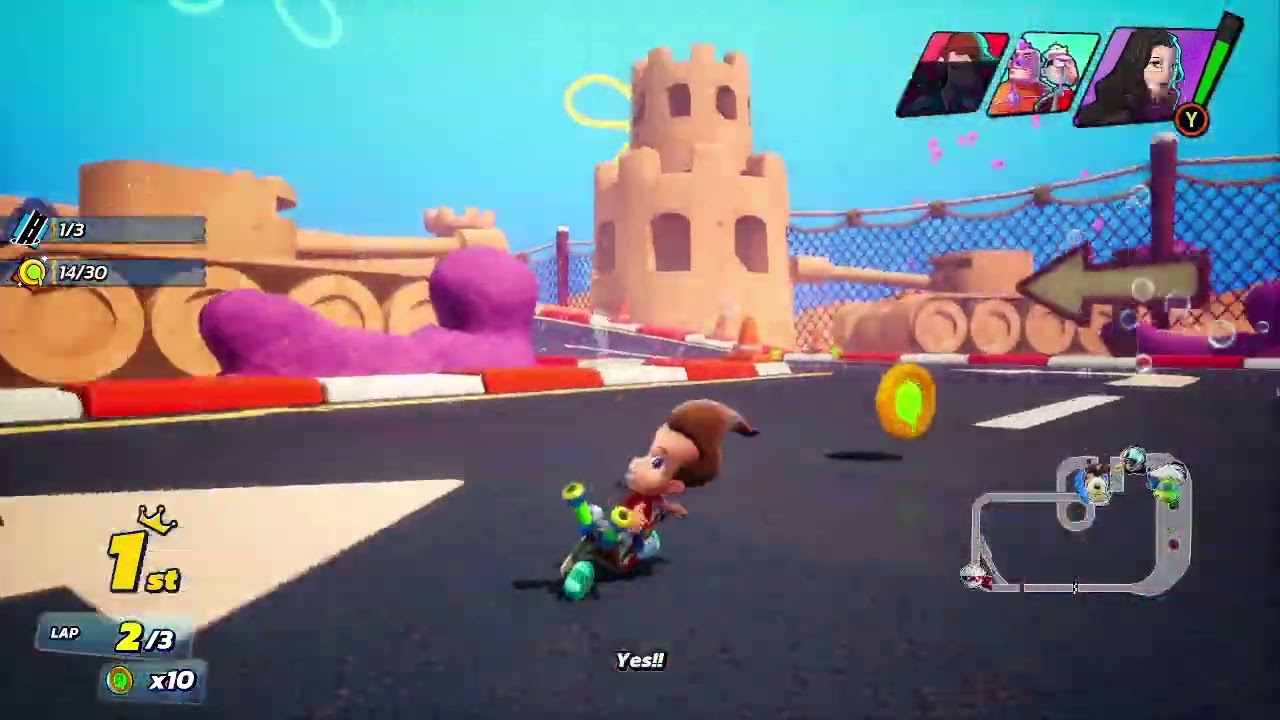 Jimmy Neutron - Lunch Rush  cup (Insane) Nickelodeon Kart Racers 3: Slime Speedway Turbo Edition