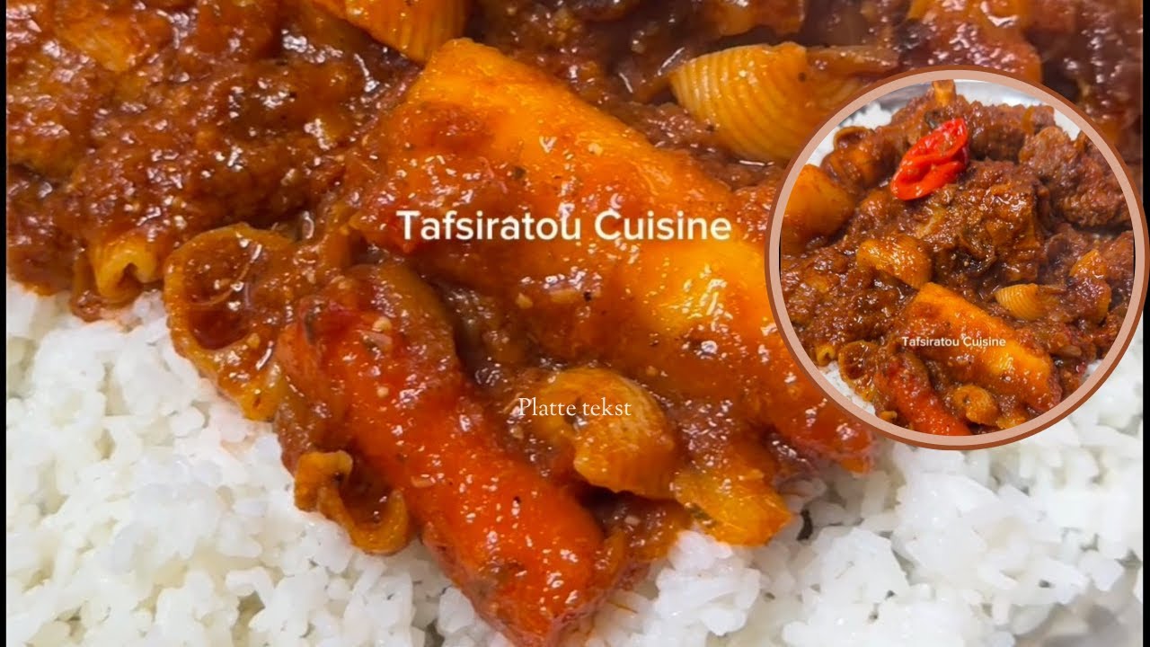 sauce  tomate guin&eacute;enne rapide facile et delieuse