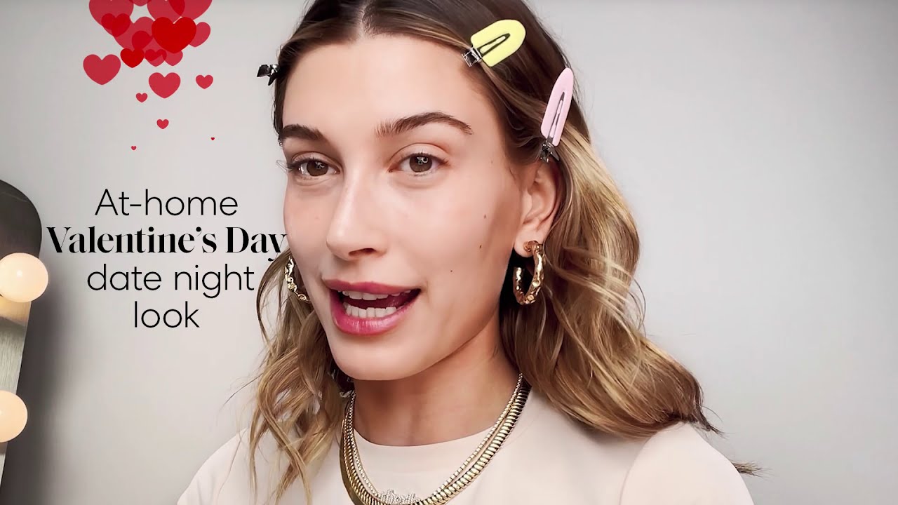 At-Home Valentine's Day Date Night Look with Hailey Bieber | bareMinerals UK