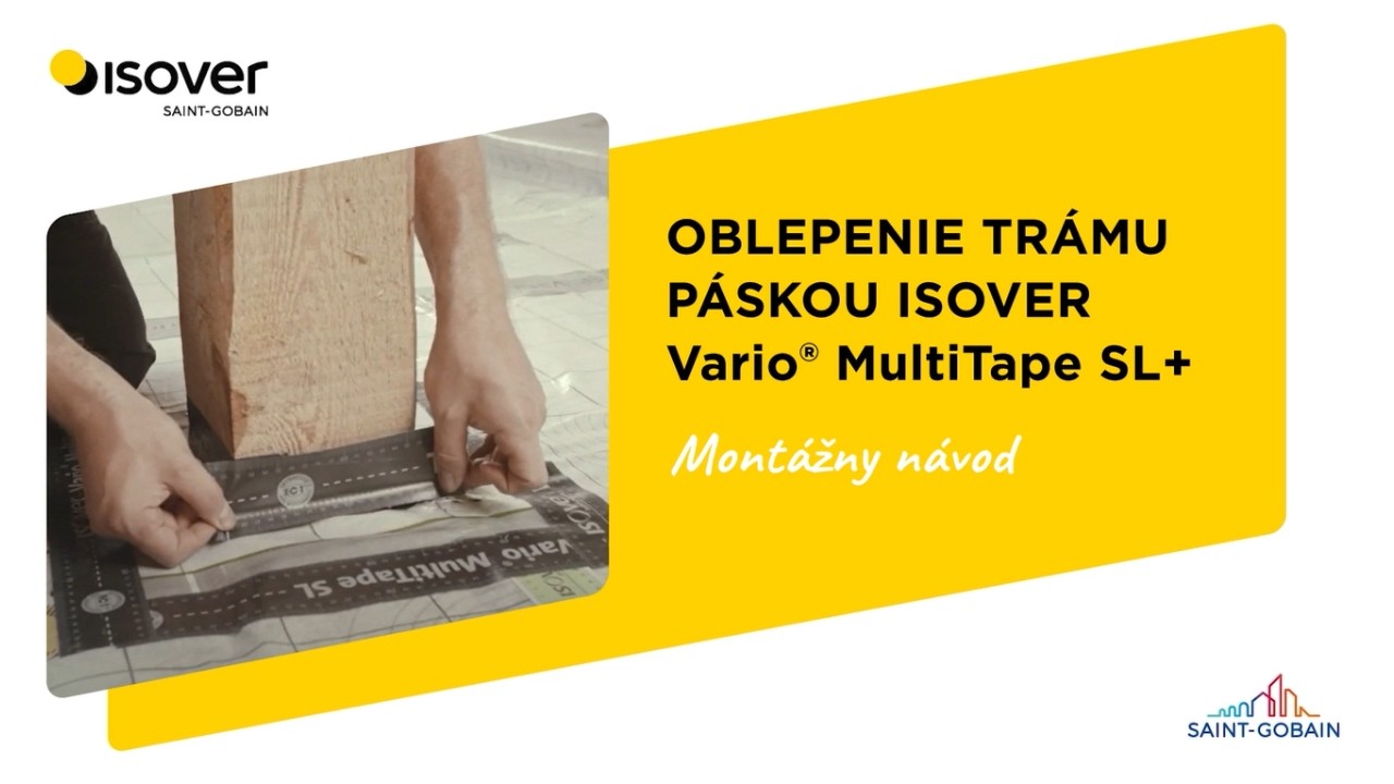 Oblepenie tr&aacute;mu p&aacute;skou Isover Vario&reg; MultiTape SL+