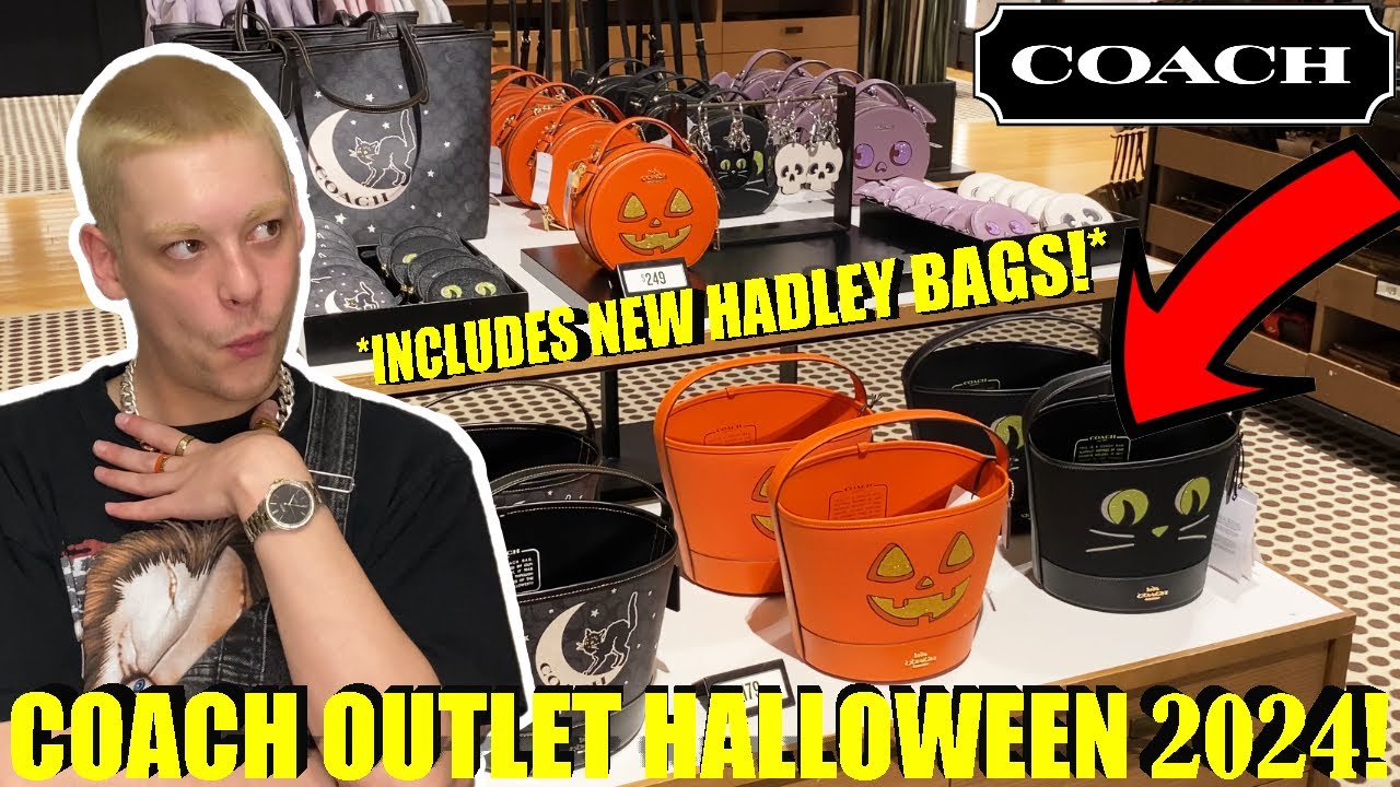 NEW Coach Outlet Halloween Collection 2024 And NEW Hadley Bags! *Coach Shop With Me*