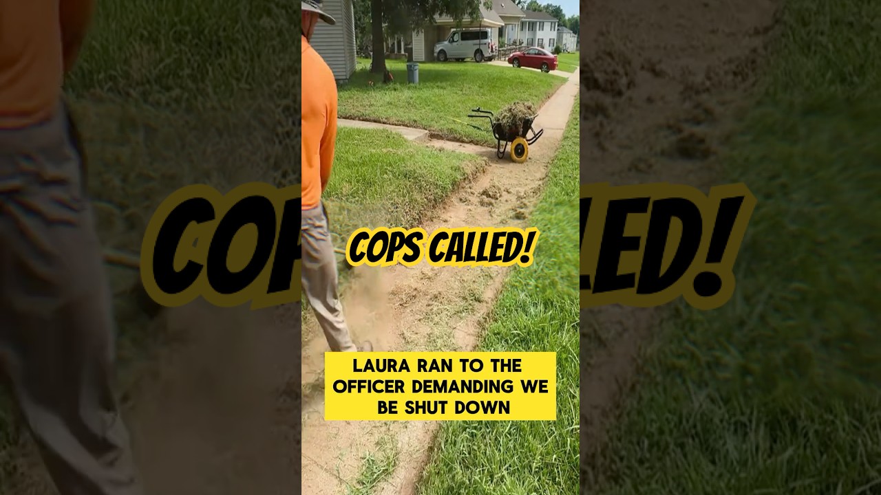 Entitled Neighbor Calls Authorities on Free Lawn Care, INSTANT Karma!  #lawncare #satisfying