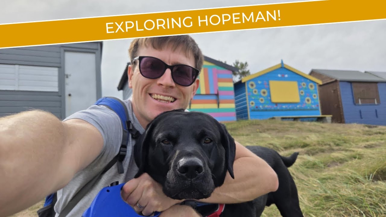 Visiting Hopeman and it's colourful sea huts!