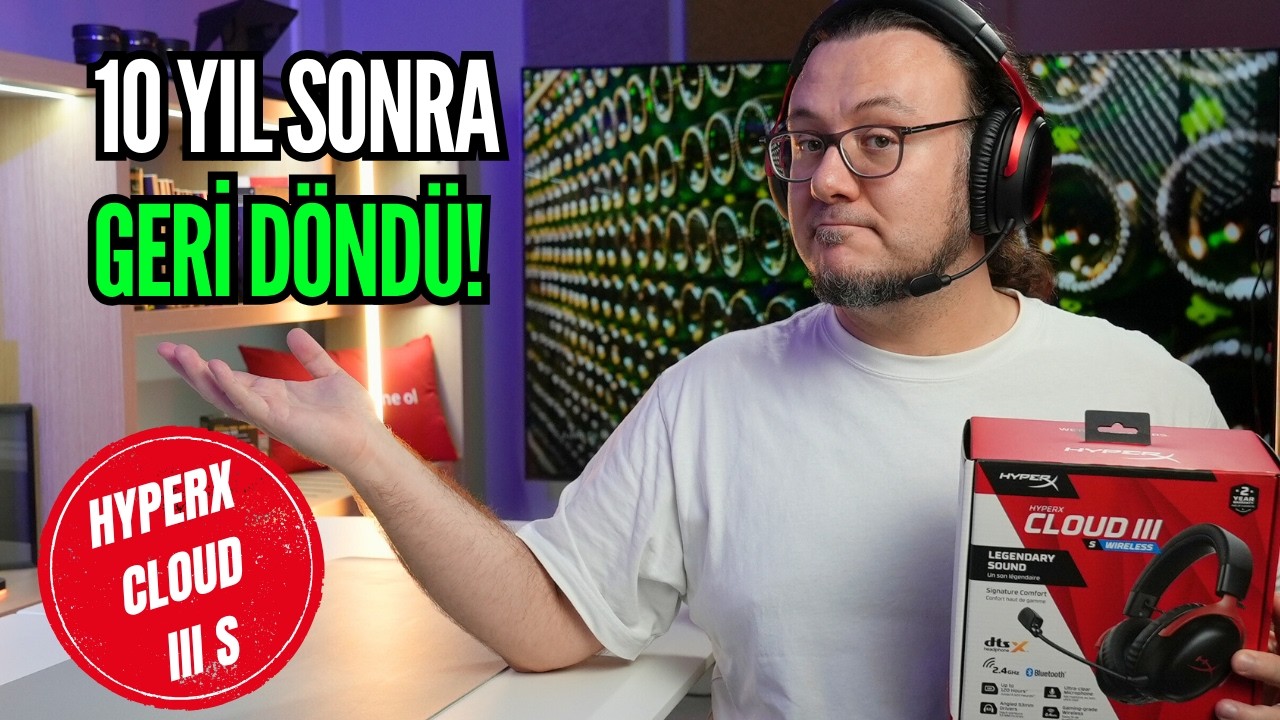 Efsane geri döndü! Güçlü bass ve 120 saat pil ömrü sunan HyperX Cloud III S Wireless testte