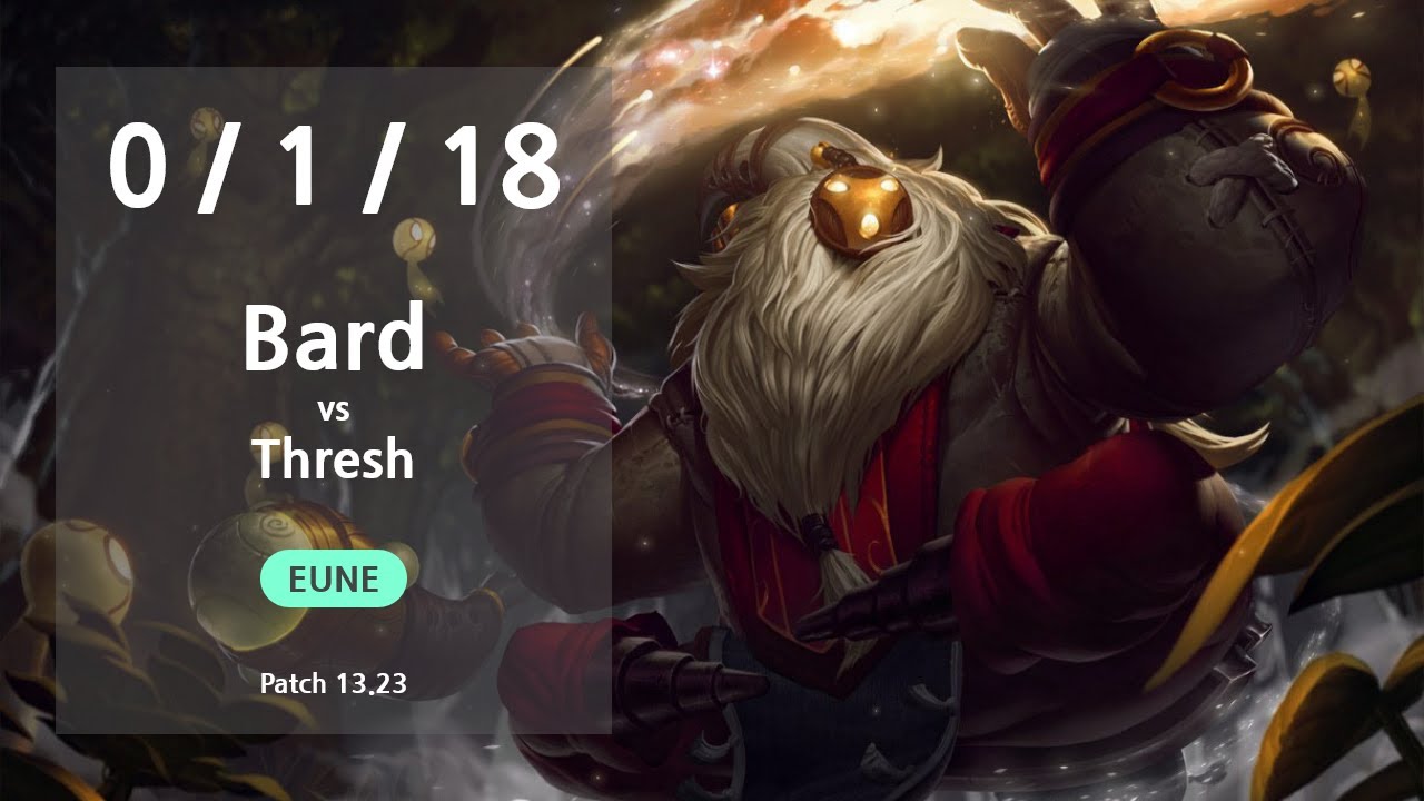 Bard Support vs Thresh - EUNE Master Patch 13.23