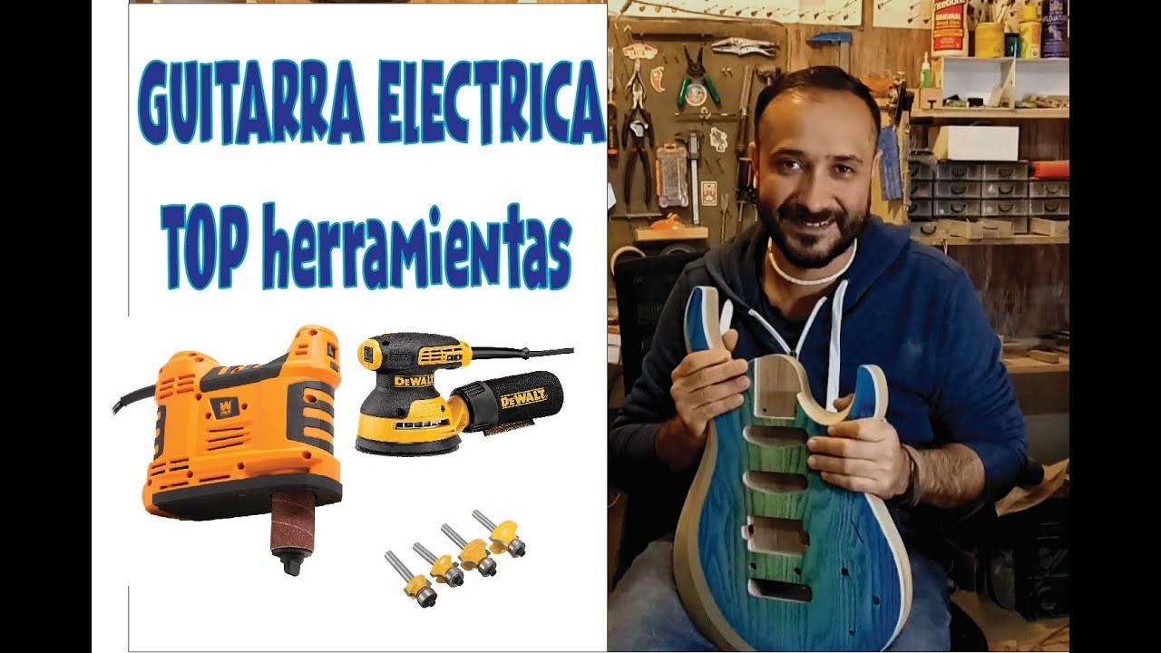GUITARRA electrica! Top herramientas para construir cuerpo con CNC Parte 1