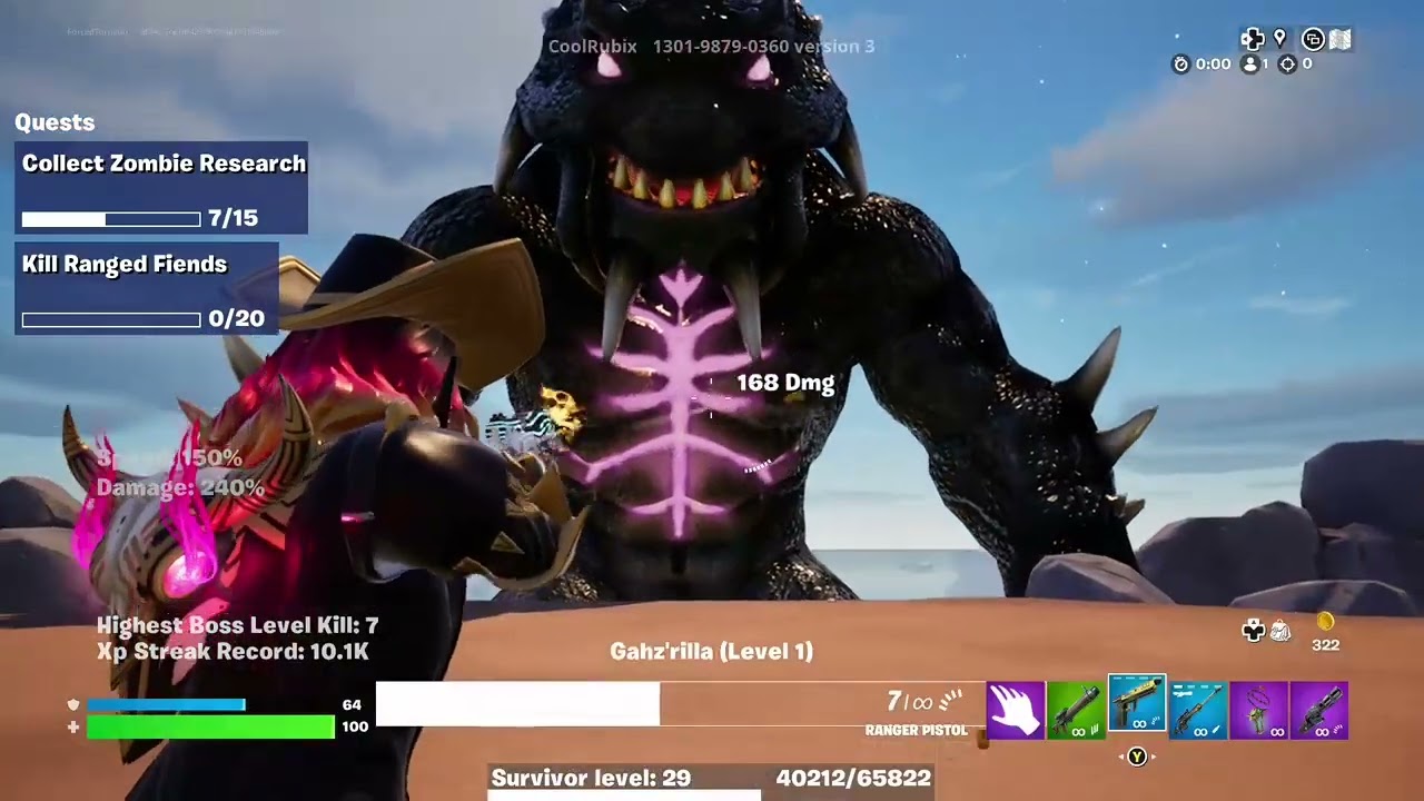Zombie city boss fight
