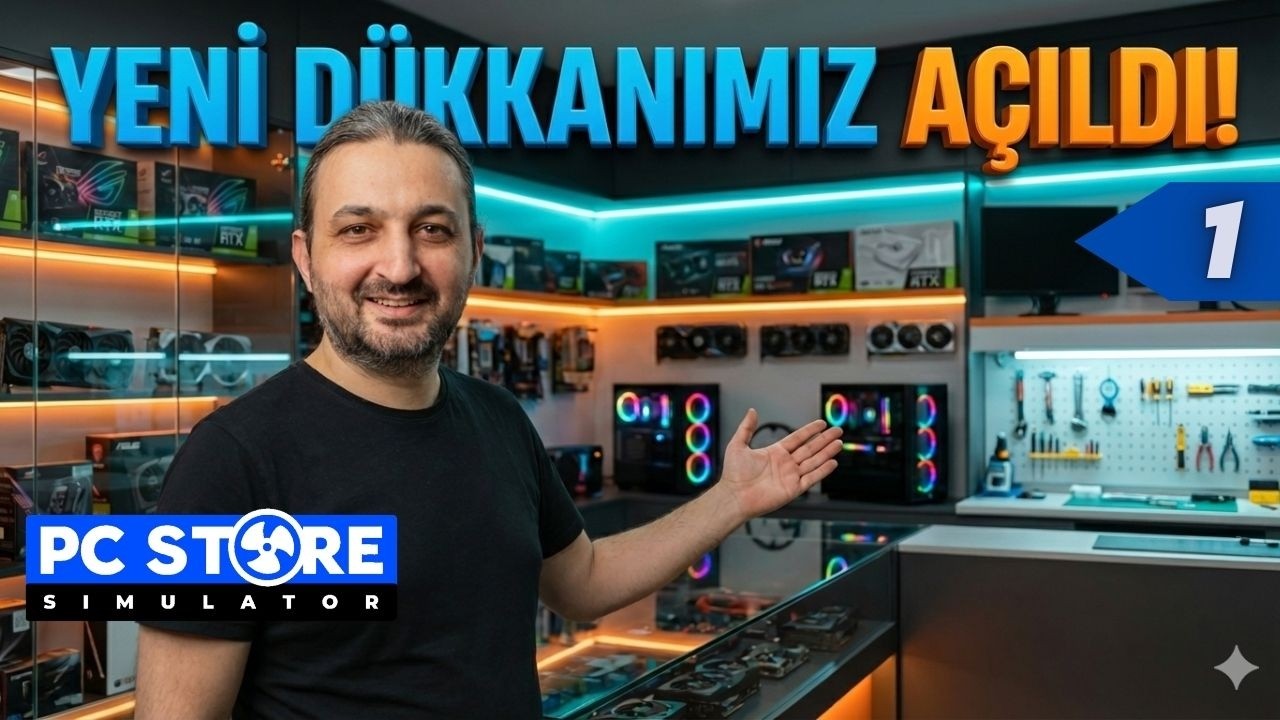 Türk Yapımı Bilgisayar Tamir ve Satış Simulasyonu ! | Pc Store Simulator Türkçe Bölüm 1