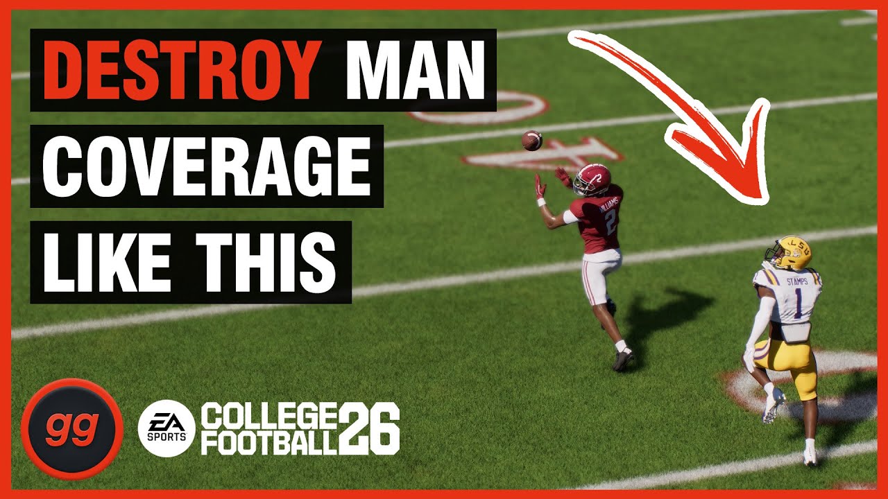 How to Beat Man Coverage FIVE WAYS in CFB 26