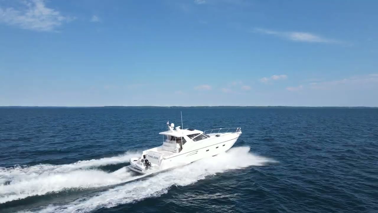 Tiara 5200 on Traverse Bay
