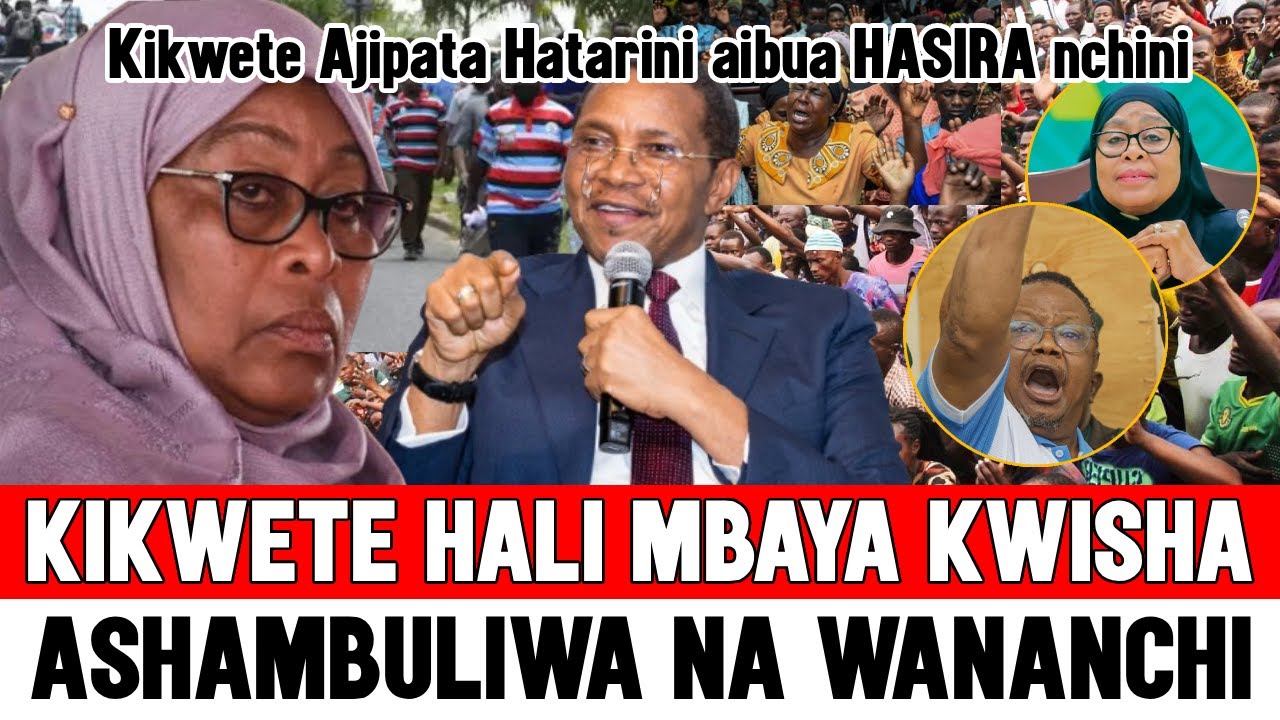 🔴Hivi Sasa: Kikwete Ashambuliwa na Watanzania wenye Hasira Hadharani Mtandaoni, Alazimishwa   Hili