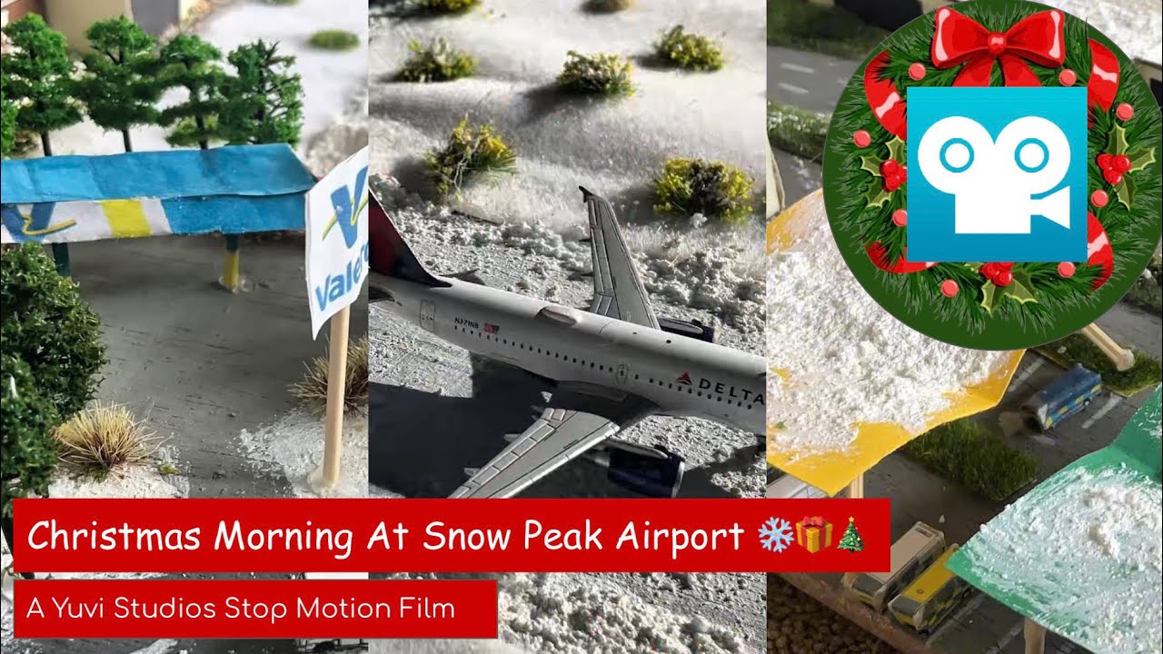 Christmas Morning At Snow Peak! (Stop Motion Movie) 🎁❄️🎄❄️🎄🎁
