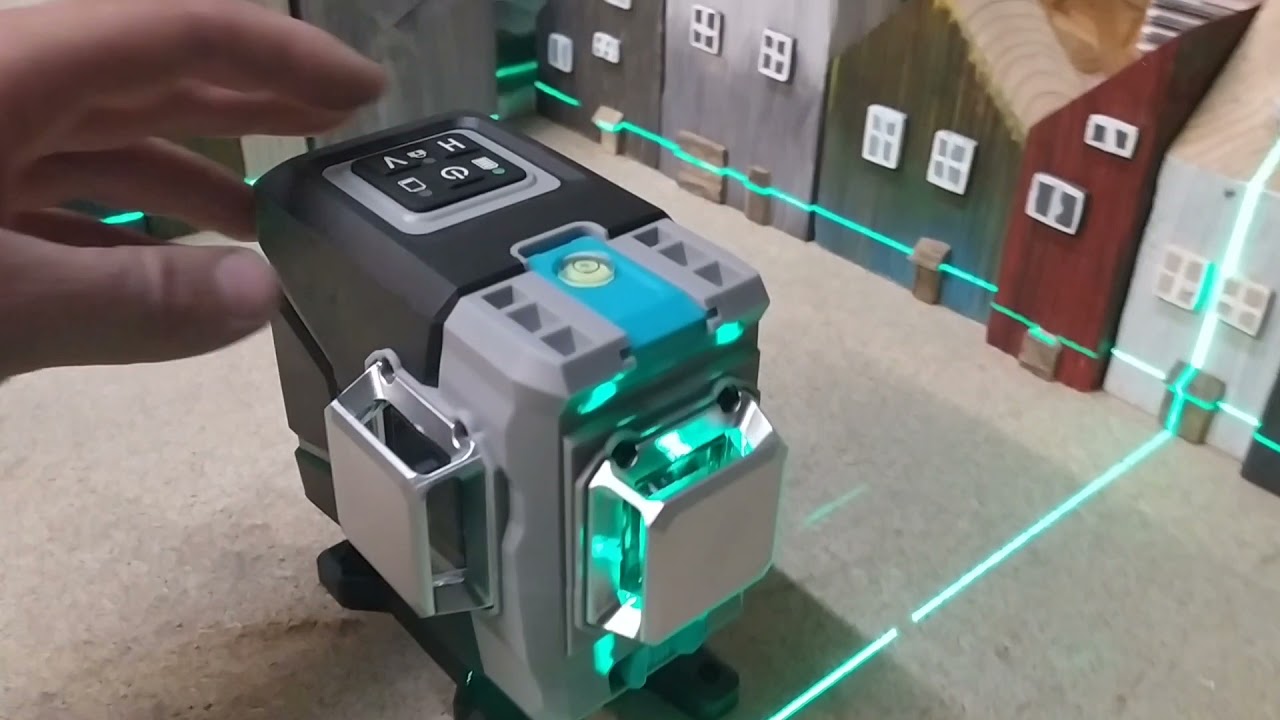 Poziomica laserowa 3D firmy DEKO unboxing