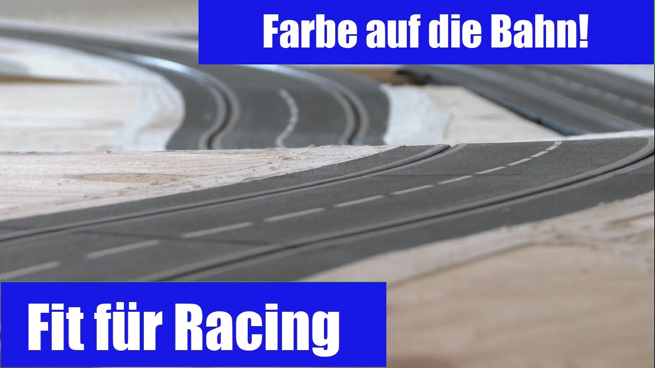 #7 Ist diese Farbe zu hell? Die neue Carrera digital Bahn 132 / 124 bekommt ein bisschen Farbe.