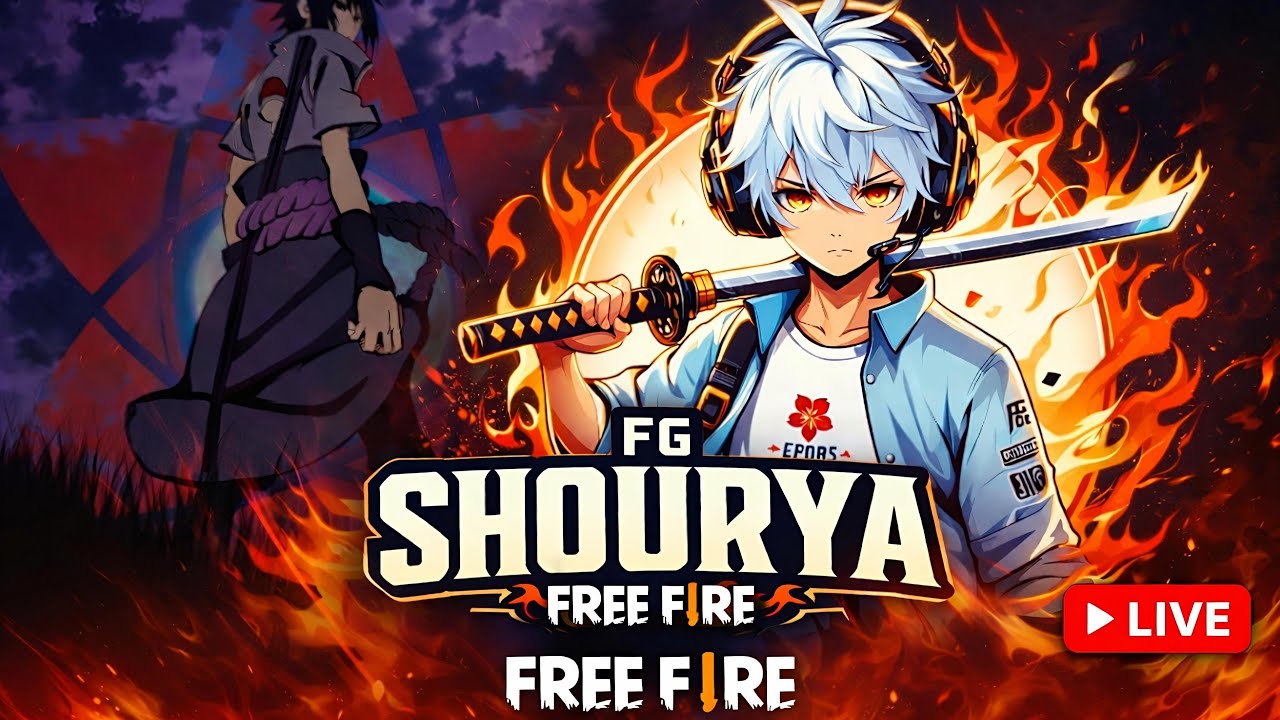 FG SHOURYA LIVE is BACK WITH A 🆕 LIVE STREAM 🍷🍷#live @freefireindia