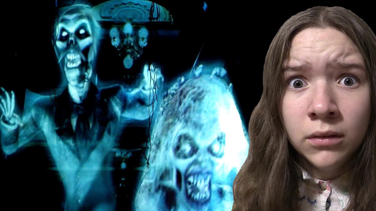 GHOSTS IN THE DARK! Haunted House Dark Ride Kennywood Ghostwood Estate