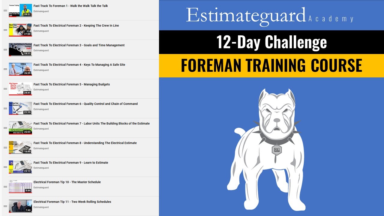 Foreman Training Course