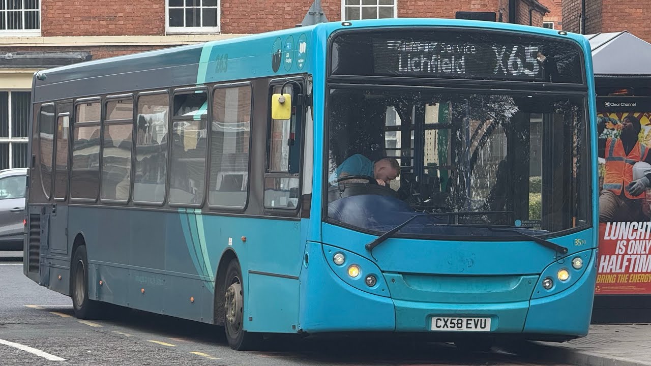Arriva Midlands North ADL Enviro300 3583 CX58 EVU X65 11/10/25