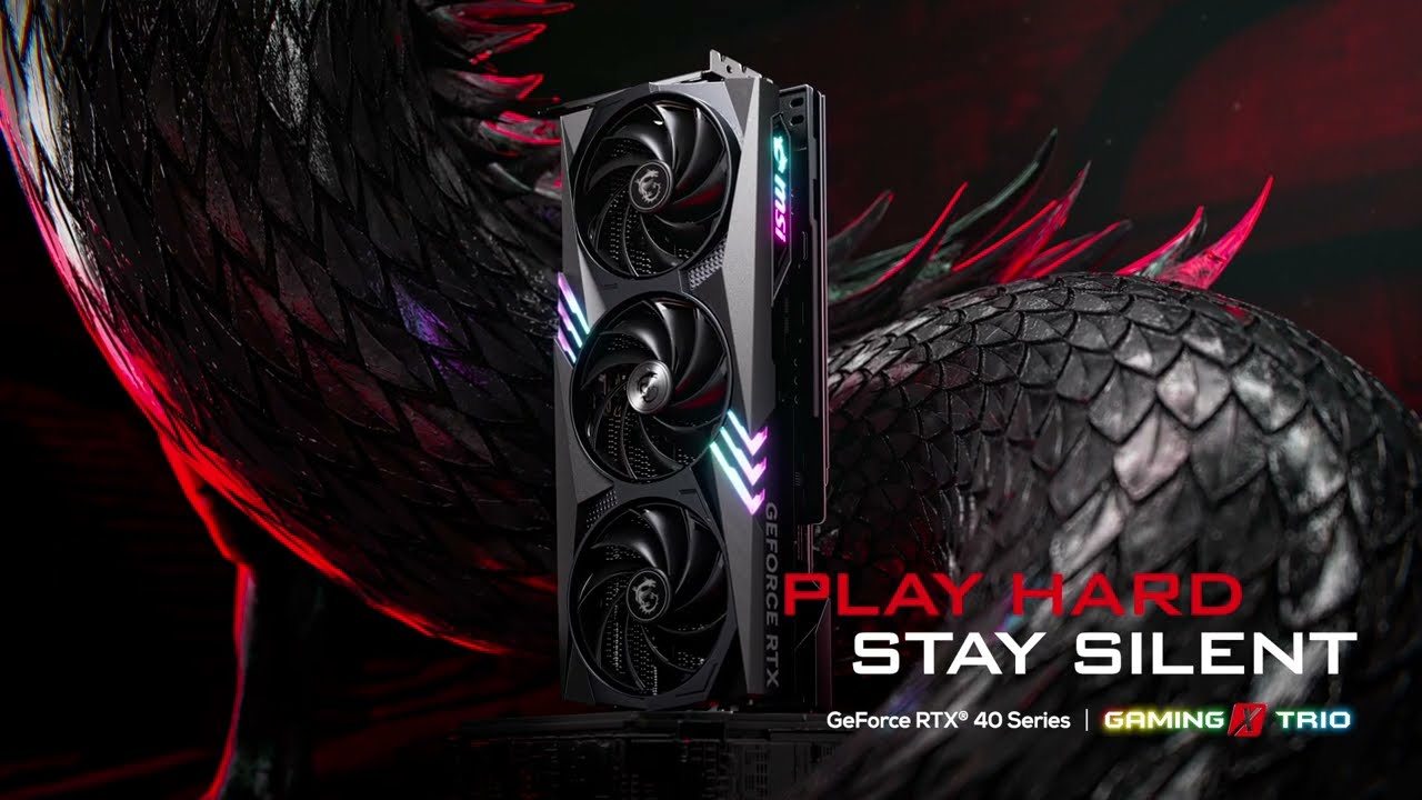 GeForce RTX&trade; 40 Series GAMING X TRIO - Play Hard, Stay Silent | MSI