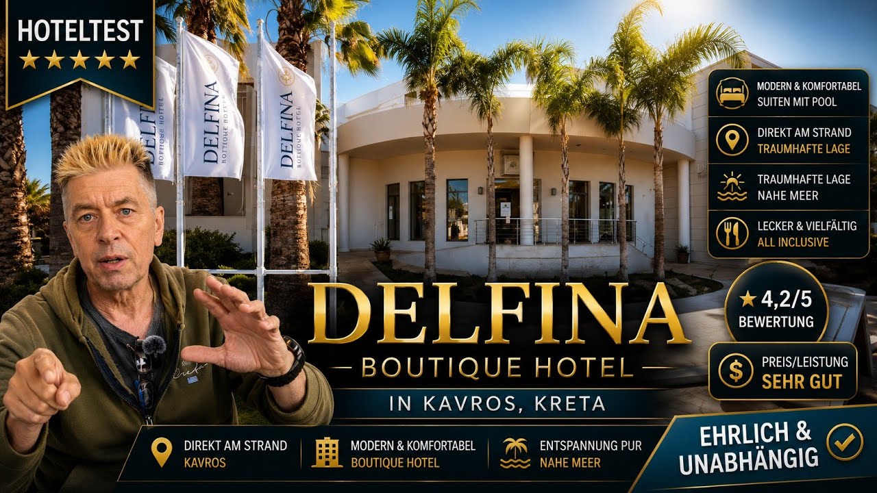 Delfina Boutique Hotel in Kavros - Der Rundgang Kreta/Crete 2024