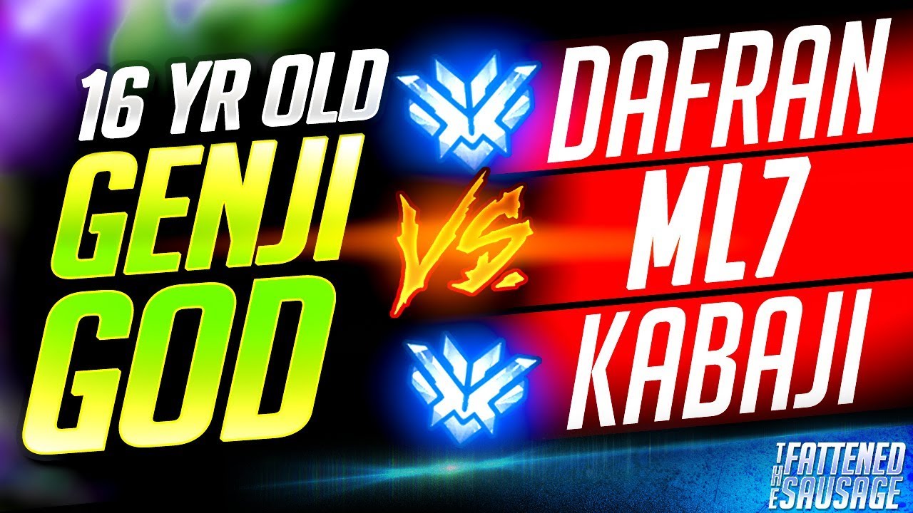 Young Genji God 𝗙𝗔𝗖𝗘𝗦 𝗢𝗙𝗙 Against DAFRAN ml7 & KABAJI! Can He Win?! | Overwatch