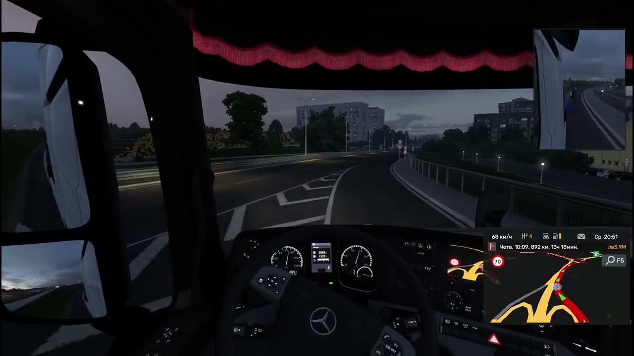 Не си заслужава тест на Mercedes в ETS2#9